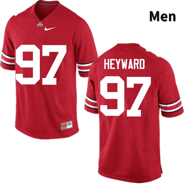 Ohio State Buckeyes Cameron Heyward Men's #97 Red Game Stitched College Football Jersey